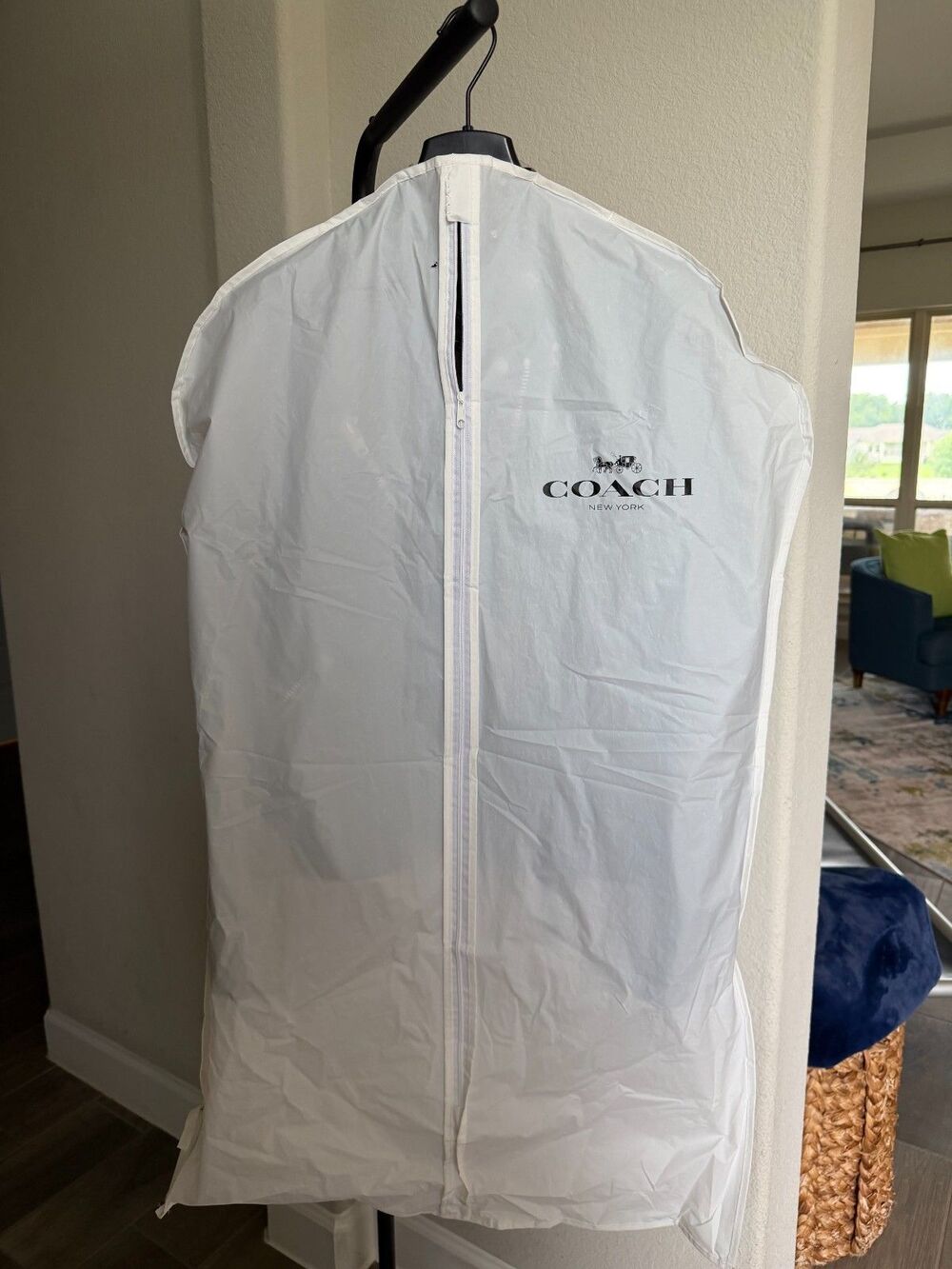 Coach Uptown Racer Leather Motorcycle Jacket Black w/ Garment Bag M MSRP: $898 - Picture 8 of 8